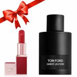 Combo Tom Ford (Nước Hoa Ombré Leather EDP 100ml + Son TF 16 Limited Đỏ Thuần)