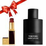 Combo Tom Ford (Nước Hoa Ombré Leather EDP 100ml + Son TF 24 Đỏ Đất)