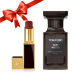 Combo Tom Ford (Nước Hoa Oud Wood 50ml + Son TF 24 Đỏ Đất)