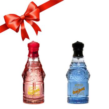 Combo Nước Hoa Versace Versace Red Jeans EDT 75ml + Versace Versus Blue Jeans 75ml