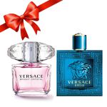 Combo Versace Eros EDT 100ml + Versace Bright Crystal 90ml
