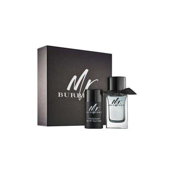 Set Nước Hoa, Lăn Khử Mùi Burberry Mr Burberry (EDT 100ml, Deodorant 75g)