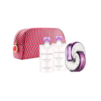 Set Nước Hoa Bvlgari Omnia Amethyste EDT Spray 65ml 4 Pieces