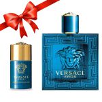 Combo Versace Eros Man (Nước Hoa EDT 100ml + Lăn Khử Mùi 75ml)
