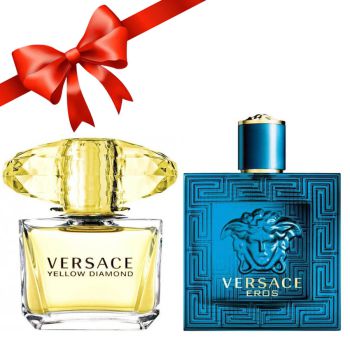 Combo Nước Hoa Versace Eros Man EDT 100ml + Versace Yellow Diamond Woman 90ml