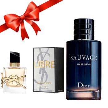 Combo Nước Hoa Dior Sauvage EDP 60ml + Nước Hoa Yves Saint Laurent YSL Libre EDP 30ml