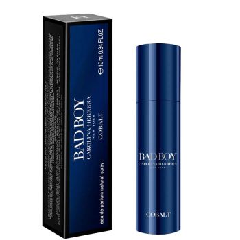 Nước Hoa Nam Carolina Herrera Bad Boy Cobalt Eau De Parfum Travel Spray 10ml Dạng Xịt