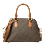 Túi Xách Tay Nữ Michael Kors MK Veronica Extra-Small Logo Crossbody Bag 32S3G6VC0B Màu Nâu