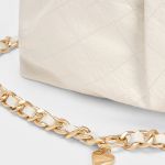 Túi Đeo Chéo Charles & Keith CNK Duo Double Chain Hobo Bag Cream CK2-40671449 Màu Kem (Kèm Túi Nhỏ)