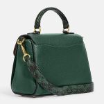 Túi Xách Tay Coach Morgan Top Handle Satchel CE568 Màu Xanh Green