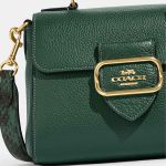 Túi Xách Tay Coach Morgan Top Handle Satchel CE568 Màu Xanh Green