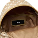 Balo MLB Classic Monogram Jacquard Mini Backpack New York Yankees 3ABKS012N-50BGD Màu Be