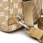 Balo MLB Classic Monogram Jacquard Mini Backpack New York Yankees 3ABKS012N-50BGD Màu Be