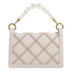 Túi Xách Nữ Charles & Keith CNK Cleo Beaded Handle Shoulder Bag  CK2-20671285 Màu Trắng Kem