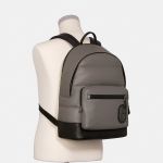 Balo Nam Coach West Backpack With Quilting C5398 Màu Ghi