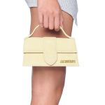 Túi Xách Jacquemus Le Bambino Mini Suede Envelope Handbag 213BA006-3012 210 Size 18 Màu Vàng Nhạt