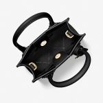 Túi Xách Tay Michael Kors MK Wome’s Black Merer Extra – Small Pebbled Leather Crossbody Bag Màu Đen