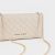 Túi Đeo Chéo Nữ Charles & Keith CNK Quilted Pouch Cream CK6-30680914