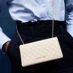 Túi Đeo Chéo Nữ Charles & Keith CNK Quilted Pouch Cream CK6-30680914