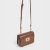 Túi Xách Nữ Charles & Keith CNK Metallic Turn-Lock Bag CK2-50781528 Màu Nâu