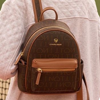 Balo Nữ TTWN BEAR TN2301 Màu Nâu Chữ