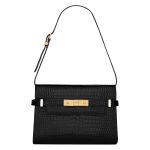 Túi Xách Nữ Yves Saint Laurent YSL Manhattan Small Shoulder Bag In Shiny Crocodile 675626DND0W1000 Màu Đen