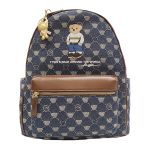 Balo Nữ TTWN BEAR TN3027 TN3210 Màu Xanh Viền Nâu Size XL