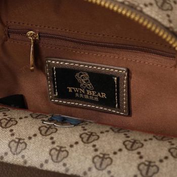 Balo Nữ TTWN BEAR TN1224A Sọc Xanh Màu Xám