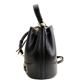 Túi Xách Nữ  Michael Kors MK Reed Medium Bucket Crossbody Bag Black 35S3G6RM8T Màu Đen