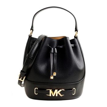 Túi Xách Nữ  Michael Kors MK Reed Medium Bucket Crossbody Bag Black 35S3G6RM8T Màu Đen