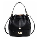 Túi Xách Nữ  Michael Kors MK Reed Medium Bucket Crossbody Bag Black 35S3G6RM8T Màu Đen
