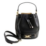Túi Xách Nữ  Michael Kors MK Reed Medium Bucket Crossbody Bag Black 35S3G6RM8T Màu Đen