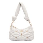 Túi Đeo Vai Nữ Lyn Tricia Puffy Shoulder Bags LL23FBF047 Màu Xám Nhạt