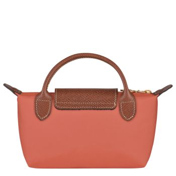 Túi Xách Tay Nữ Longchamp Original Pouch With Handleblush 34175089P63 Màu Cam San Hô