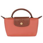 Túi Xách Tay Nữ Longchamp Original Pouch With Handleblush 34175089P63 Màu Cam San Hô