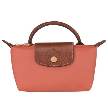 Túi Xách Tay Nữ Longchamp Original Pouch With Handleblush 34175089P63 Màu Cam San Hô