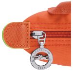 Túi Xách Nữ Long Champ Le Pliage Green Pouch With Handle 34175919P69 Màu Cam