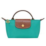 Túi Cầm Tay Nữ Longchamp Le Pliage Original Pouch With Handle 34175089P70 Màu Xanh Ngọc