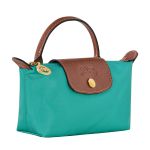 Túi Cầm Tay Nữ Longchamp Le Pliage Original Pouch With Handle 34175089P70 Màu Xanh Ngọc