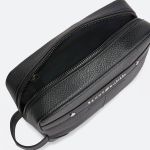 Túi Cầm Tay Nam Tommy Hilfiger Logo Zipped Washbag  AM0AM10614-1_NERO_BDS Màu Đen