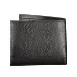 Ví Nam Tommy Hilfiger Pebble Grain Leather Small Wallet AM0AM10234_NERO_BDS Màu Đen