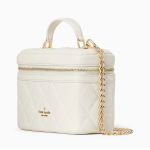 Túi Đeo Chéo Nữ Kate Spade Carey Trunk Crossbody Parchment KB563 Màu Trắng Kem