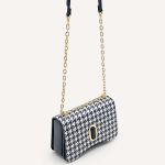 Túi Đeo Chéo Nữ Pedro Studio Rift Leather Shoulder Bag PW2-76390103 Màu Xanh Navy