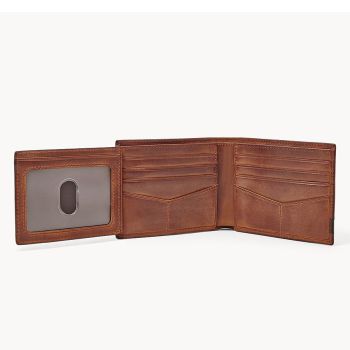 Ví Nam Fossil Quinn Flip ID Bifold ML3644200 Màu Nâu