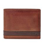 Ví Nam Fossil Quinn Flip ID Bifold ML3644200 Màu Nâu