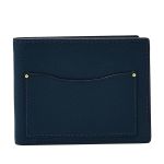 Ví Nam Fossil  Anderson Bifold ML4577406 Màu Xanh Navy