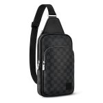 Túi Đeo Chéo Nam Louis Vuitton LV Avenue Slingbag NM N45302 Màu Đen Xám