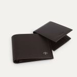 Ví Nam Pedro Icon Leather Bi-Fold Wallet With Insert - Dark Brown PM4-16500056 Màu Nâu