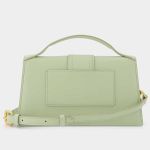 Túi Xách Nữ Jacquemus Le Grand Bambino Bag In Green Leather Màu Xanh Mint Size 23