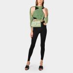 Túi Xách Nữ Jacquemus Le Grand Bambino Bag In Green Leather Màu Xanh Mint Size 18